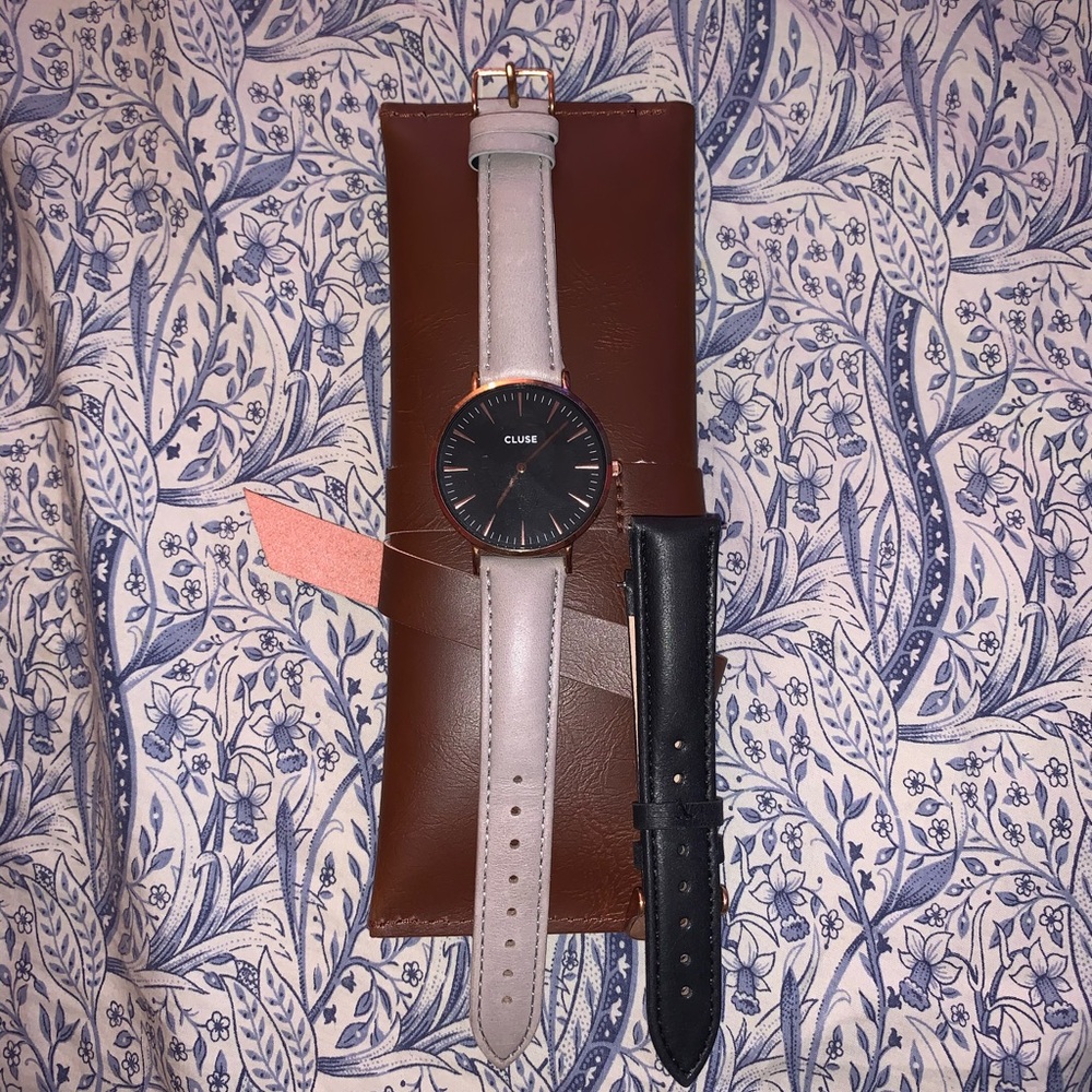 Cluse Women’s 38mm Gray/Black Watch